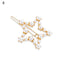 2020 Fashion Hair Clip Women Girls Elegant Design Triangular Star Round Barrette Stick Hairpin Hair Pins Ponytail Head Accessory AExp