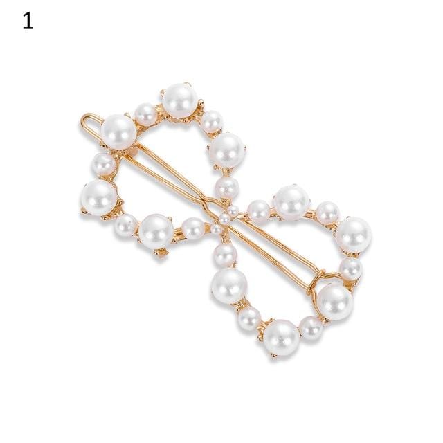 2020 Fashion Hair Clip Women Girls Elegant Design Triangular Star Round Barrette Stick Hairpin Hair Pins Ponytail Head Accessory AExp