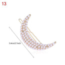 2020 Fashion Hair Clip Women Girls Elegant Design Triangular Star Round Barrette Stick Hairpin Hair Pins Ponytail Head Accessory AExp