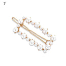 2020 Fashion Hair Clip Women Girls Elegant Design Triangular Star Round Barrette Stick Hairpin Hair Pins Ponytail Head Accessory AExp