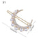2020 Fashion Hair Clip Women Girls Elegant Design Triangular Star Round Barrette Stick Hairpin Hair Pins Ponytail Head Accessory AExp