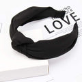 2020 Knot Pearls Headbands For Women Girls Handmade Wide Solid Silk Fabric Twist Hairband Bezel Hair Hoop Hair Accessories AExp
