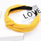 2020 Knot Pearls Headbands For Women Girls Handmade Wide Solid Silk Fabric Twist Hairband Bezel Hair Hoop Hair Accessories AExp