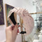 2020 Knot Pearls Headbands For Women Girls Handmade Wide Solid Silk Fabric Twist Hairband Bezel Hair Hoop Hair Accessories AExp