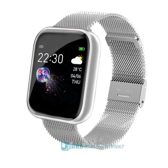2020 Ladies Sport Bracelet Smart Watch Women Smartwatch Men Smartband Android IOS Waterproof Fitness Tracker Smart Clock Mens AExp