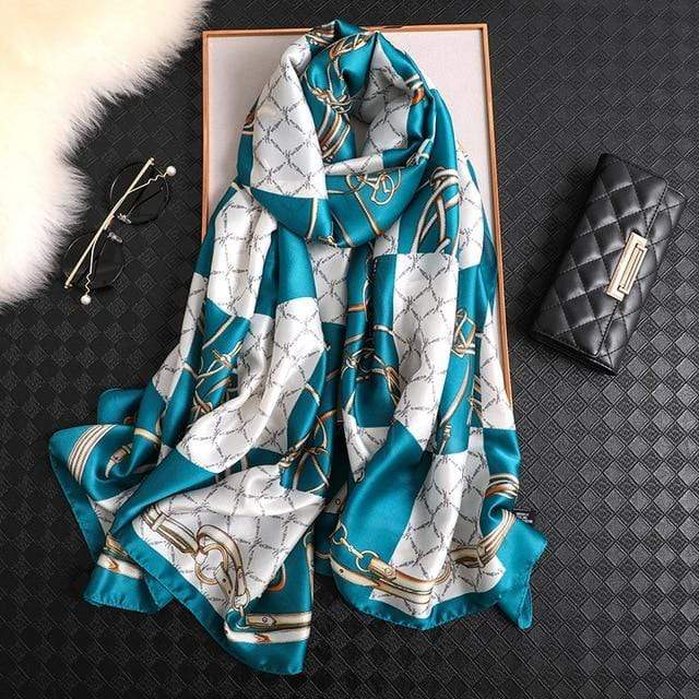 2020 Luxury Brand New Summer Women Silk Scarf Beach Hijab Shawls and Wraps Female Foulard Echarpe Designer Bandana Free shipping AExp