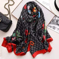 2020 luxury brand women scarf summer silk scarves shawls lady wraps soft pashimina female Echarpe Designer beach stole bandana JadeMoghul Inc. 