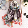 2020 luxury brand women scarf summer silk scarves shawls lady wraps soft pashimina female Echarpe Designer beach stole bandana JadeMoghul Inc. 