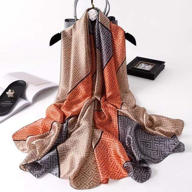 2020 luxury brand women scarf summer silk scarves shawls lady wraps soft pashimina female Echarpe Designer beach stole bandana JadeMoghul Inc. 
