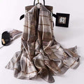 2020 luxury brand women scarf summer silk scarves shawls lady wraps soft pashimina female Echarpe Designer beach stole bandana JadeMoghul Inc. 