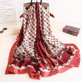 2020 luxury brand women scarf summer silk scarves shawls lady wraps soft pashimina female Echarpe Designer beach stole bandana JadeMoghul Inc. 