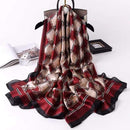 2020 luxury brand women scarf summer silk scarves shawls lady wraps soft pashimina female Echarpe Designer beach stole bandana JadeMoghul Inc. 