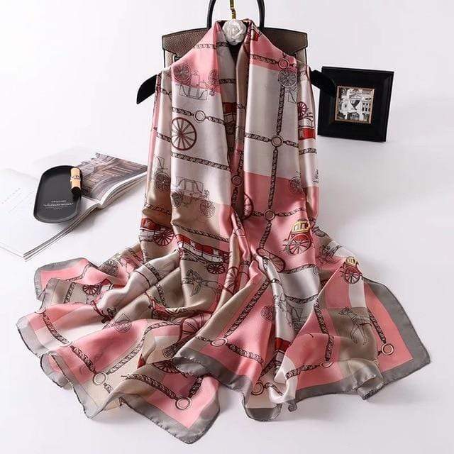 2020 luxury brand women scarf summer silk scarves shawls lady wraps soft pashimina female Echarpe Designer beach stole bandana JadeMoghul Inc. 