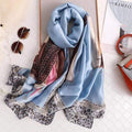 2020 luxury brand women scarf summer silk scarves shawls lady wraps soft pashimina female Echarpe Designer beach stole bandana JadeMoghul Inc. 