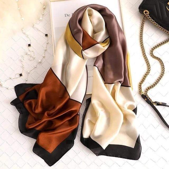 2020 luxury brand women scarf summer silk scarves shawls lady wraps soft pashimina female Echarpe Designer beach stole bandana JadeMoghul Inc. 