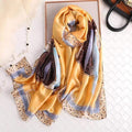 2020 luxury brand women scarf summer silk scarves shawls lady wraps soft pashimina female Echarpe Designer beach stole bandana JadeMoghul Inc. 