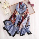 2020 luxury brand women scarf summer silk scarves shawls lady wraps soft pashimina female Echarpe Designer beach stole bandana JadeMoghul Inc. 