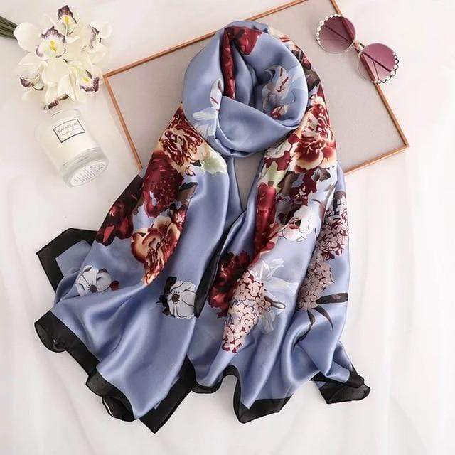 2020 luxury brand women scarf summer silk scarves shawls lady wraps soft pashimina female Echarpe Designer beach stole bandana JadeMoghul Inc. 