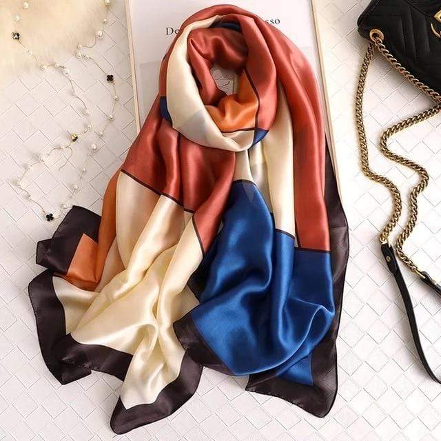 2020 luxury brand women scarf summer silk scarves shawls lady wraps soft pashimina female Echarpe Designer beach stole bandana JadeMoghul Inc. 