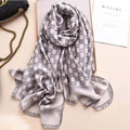 2020 luxury brand women scarf summer silk scarves shawls lady wraps soft pashimina female Echarpe Designer beach stole bandana JadeMoghul Inc. 