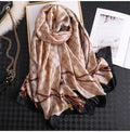 2020 luxury brand women scarf summer silk scarves shawls lady wraps soft pashimina female Echarpe Designer beach stole bandana JadeMoghul Inc. 