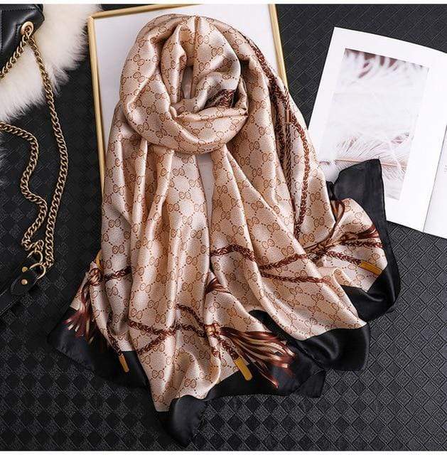 2020 luxury brand women scarf summer silk scarves shawls lady wraps soft pashimina female Echarpe Designer beach stole bandana JadeMoghul Inc. 