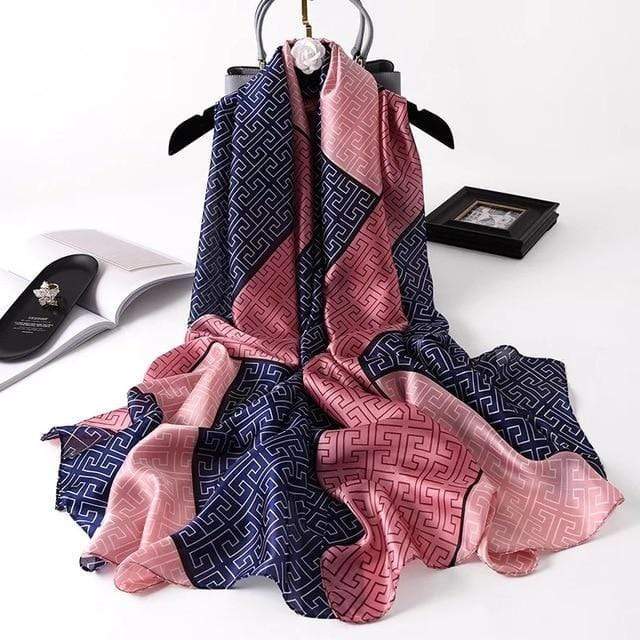2020 luxury brand women scarf summer silk scarves shawls lady wraps soft pashimina female Echarpe Designer beach stole bandana JadeMoghul Inc. 