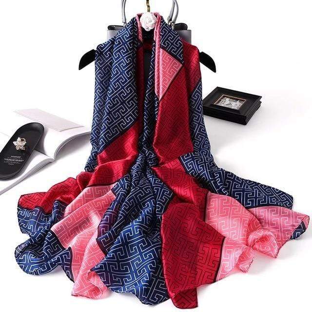 2020 luxury brand women scarf summer silk scarves shawls lady wraps soft pashimina female Echarpe Designer beach stole bandana JadeMoghul Inc. 