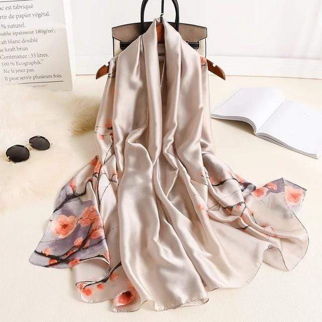 2020 luxury brand women scarf summer silk scarves shawls lady wraps soft pashimina female Echarpe Designer beach stole bandana JadeMoghul Inc. 