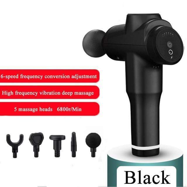 2020 New 7800r LCD Display Body Massage Gun Exercising Muscle Electric Massager for Body and Neck Vibrator Deep Slimming Shaping AExp