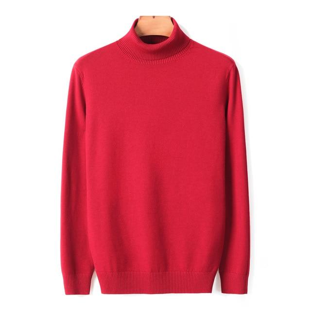 2020 New Autumn Winter Men's Warm Turtleneck Sweater High Quality Fashion Casual Comfortable Pullover Thick Sweater Male Brand AExp