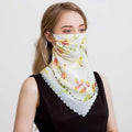 2020 new Bandana Chiffon scarf Women Brand Summer Wraps Floral fashion Neck Scarves AExp