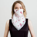 2020 new Bandana Chiffon scarf Women Brand Summer Wraps Floral fashion Neck Scarves AExp