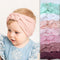 2020 New Braided Nylon Headbands Kids Girls Children Twisted Top Cross Knot Headwraps Elastic Soft Hairbands Hair Accessories AExp