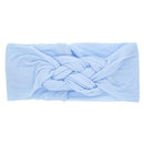 2020 New Braided Nylon Headbands Kids Girls Children Twisted Top Cross Knot Headwraps Elastic Soft Hairbands Hair Accessories AExp