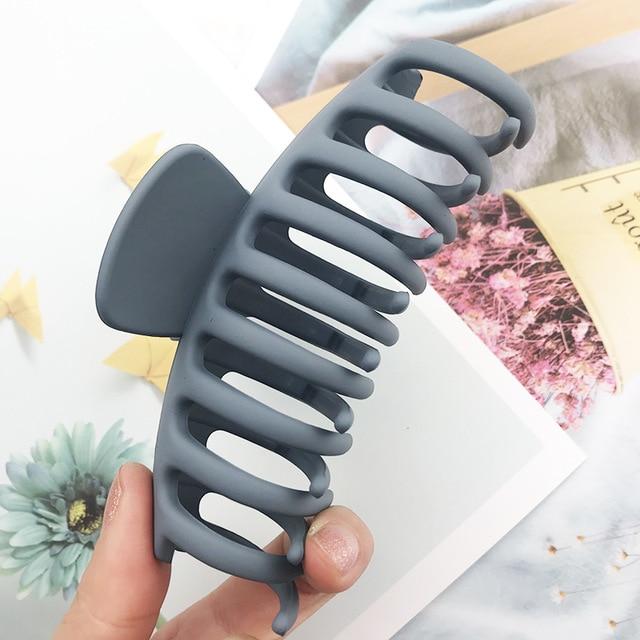 2020 New Claw Clip for Women Tough Black Plastic Hair Claw Large Size Hair Clamps Claw Clip Crab for Hair Accessories for Hair AExp