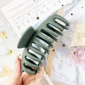 2020 New Claw Clip for Women Tough Black Plastic Hair Claw Large Size Hair Clamps Claw Clip Crab for Hair Accessories for Hair AExp