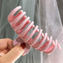 2020 New Claw Clip for Women Tough Black Plastic Hair Claw Large Size Hair Clamps Claw Clip Crab for Hair Accessories for Hair AExp