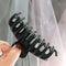 2020 New Claw Clip for Women Tough Black Plastic Hair Claw Large Size Hair Clamps Claw Clip Crab for Hair Accessories for Hair AExp