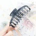 2020 New Claw Clip for Women Tough Black Plastic Hair Claw Large Size Hair Clamps Claw Clip Crab for Hair Accessories for Hair AExp