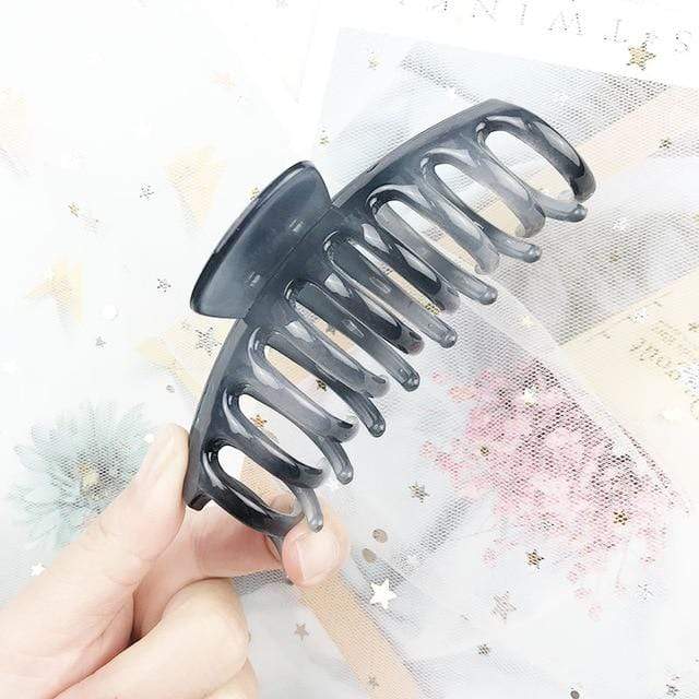 2020 New Claw Clip for Women Tough Black Plastic Hair Claw Large Size Hair Clamps Claw Clip Crab for Hair Accessories for Hair AExp