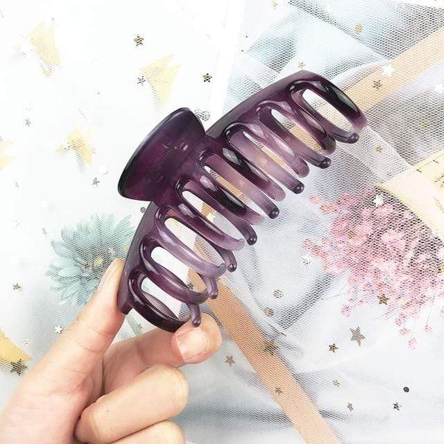 2020 New Claw Clip for Women Tough Black Plastic Hair Claw Large Size Hair Clamps Claw Clip Crab for Hair Accessories for Hair AExp