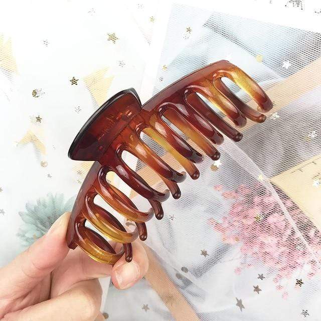 2020 New Claw Clip for Women Tough Black Plastic Hair Claw Large Size Hair Clamps Claw Clip Crab for Hair Accessories for Hair AExp