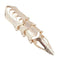 2020 NEW Cool Boys Punk Gothic Rock Scroll Joint Armor Knuckle Metal Full Finger Ring Gold Cospaly DIY Ring Halloween decoration AExp