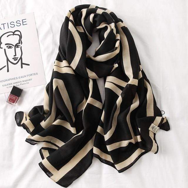 2020 New design brand women scarf fashion print cotton spring winter warm scarves hijabs lady pashmina foulard bandana plaid AExp