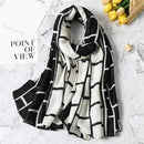 2020 New design brand women scarf fashion print cotton spring winter warm scarves hijabs lady pashmina foulard bandana plaid AExp