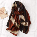 2020 New design brand women scarf fashion print cotton spring winter warm scarves hijabs lady pashmina foulard bandana plaid AExp