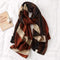 2020 New design brand women scarf fashion print cotton spring winter warm scarves hijabs lady pashmina foulard bandana plaid AExp