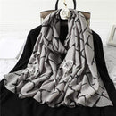 2020 New design brand women scarf fashion print cotton spring winter warm scarves hijabs lady pashmina foulard bandana plaid AExp
