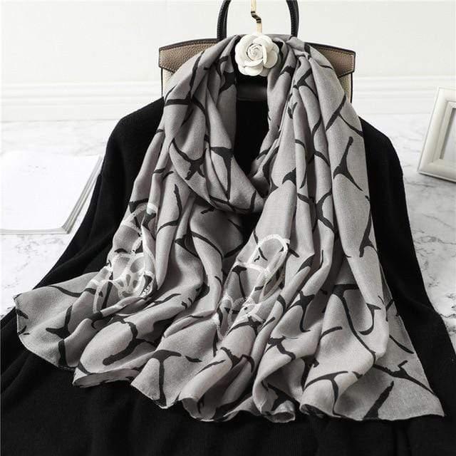 2020 New design brand women scarf fashion print cotton spring winter warm scarves hijabs lady pashmina foulard bandana plaid AExp